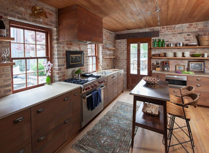 25 Ide Dapur Rustik yang Mengesankan